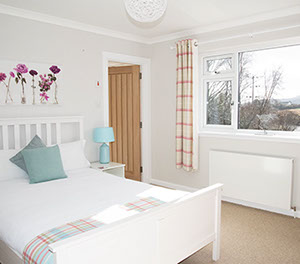 Double room en suite with stunning view of Portree town centre