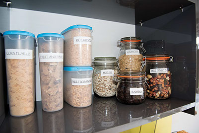 A selection of cereal provided by Ballintoy Bed and Breakfast on Skye